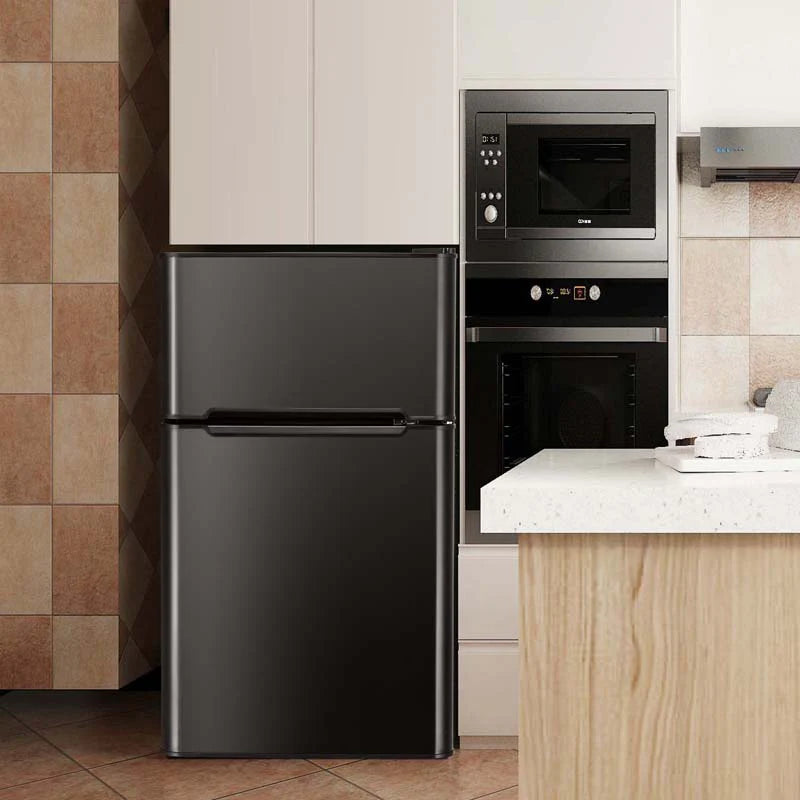 3.2 Cu. Ft. 2-Door Compact Refrigerator With Freezer - Black, Gray Or White