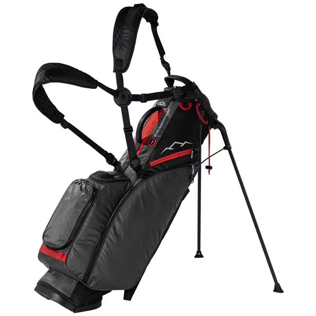Sun Mountain E-2.5 Golf Stand Bag, Black Steel Red - 105387