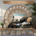 Alfine 4D Full Body Massage Chair With SL Track, Yoga Stretch, Zero Gravity, Heating, AI Voice Control - A66