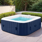 SEGMART Inflatable Hot Tub Spa, 73 inch, 4-6 Person, 130 Jets, 240 Gallon Capacity