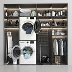 KoolMore Front Load Electric Dryer, 8 Cu. Ft., White, 240V