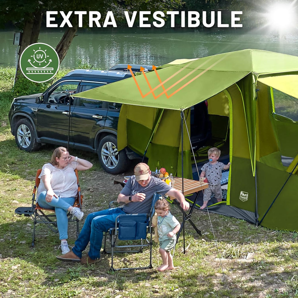 TIMBER RIDGE SUV Tent, 5-9 Person, 13' W x 10' L x 7.1' H