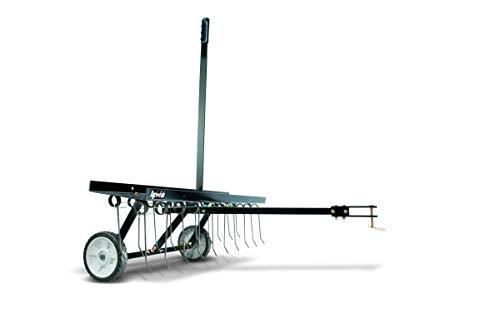Agri-Fab 100 lb Tow Spiker/Seeder/Spreader, Black & 40-Inch Tine Tow Dethatcher, Black - 45-0543/45-0294