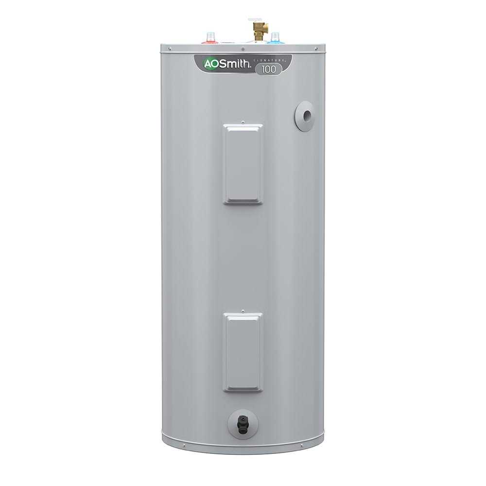 A.O. Smith Signature 100 40-Gallon Short 3800-Watt Double Element Electric Water Heater - E6-40R38D TTP