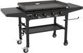 Blackstone 36 in Omnivore Griddle With Folding Side Shelves, Powder Coated Steel, Black - 1554