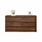 Better Homes and Gardens Montclair 6-Drawer Dresser, Vintage Walnut Finish