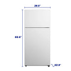 Element 18.0 Cu. Ft. Top Freezer Refrigerator - White - ERT18CSCW