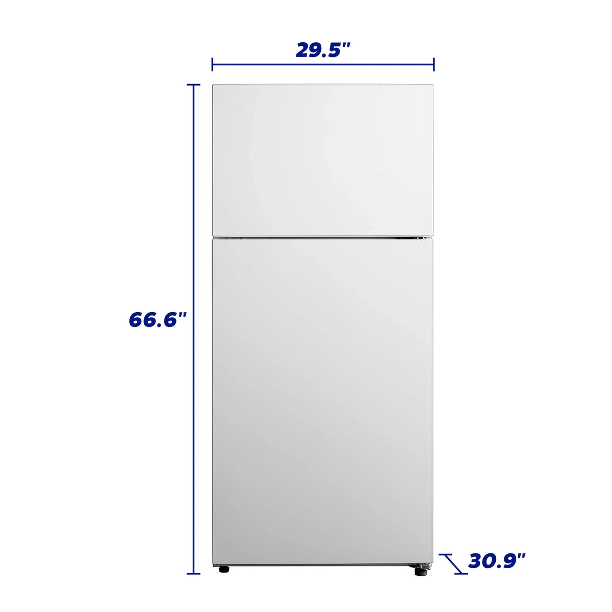 Element 18.0 Cu. Ft. Top Freezer Refrigerator - White - ERT18CSCW