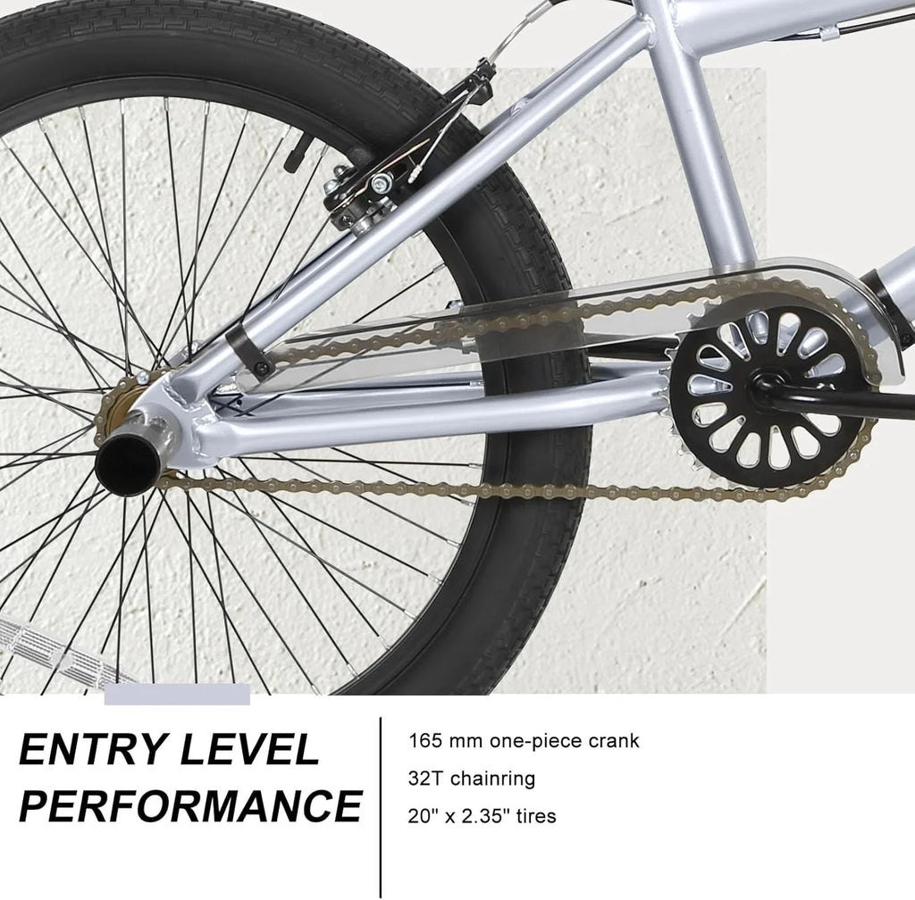 WEIZE Freestyle BMX Bike 20 Inch With 360 Degree Rotor