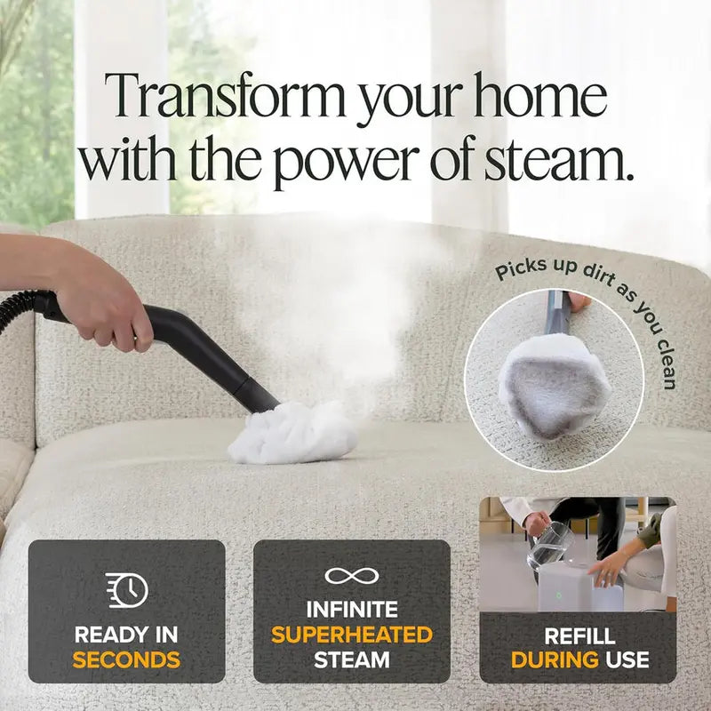 Steam Cleaner System With 17-Piece Accessory Kit - Neat Plus