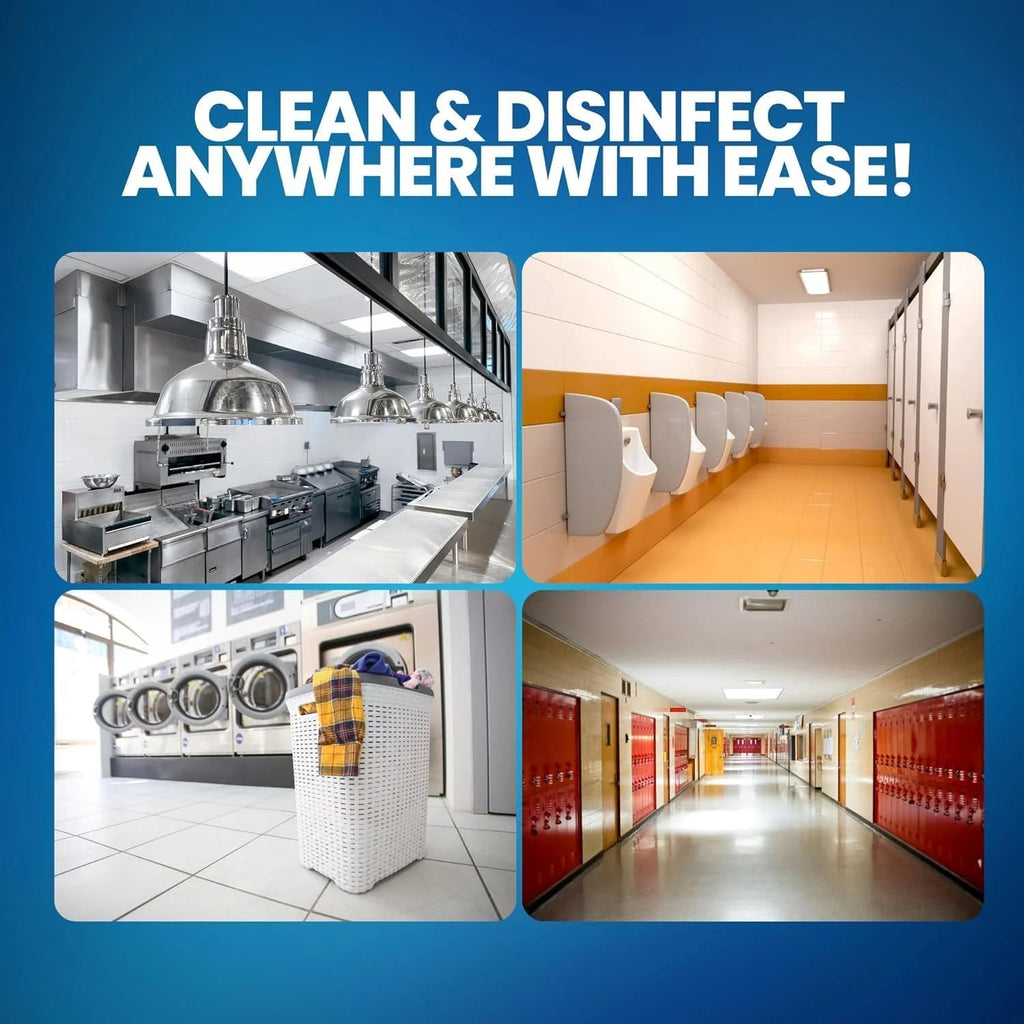 Liquid Chlorine Bleach For Laundry And Household Cleaning - 12 1 Gallon Jugs