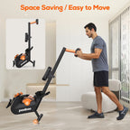 Pooboo Magnetic Rowing Machine, Foldable, 8-Level Resistance, 350lb Capacity