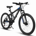 27.5 Inch Full Suspension Mountain Bike With Front And Rear Dual Shock Absorbers, Mechanical Disc Brakes, 21-Speed - A2760