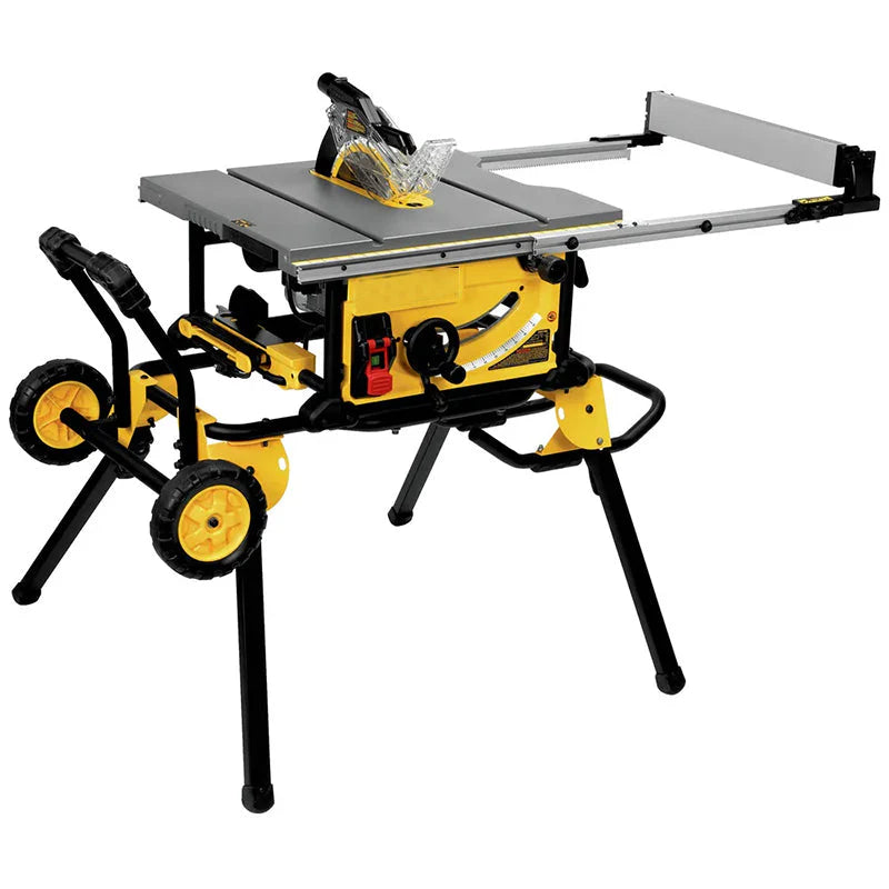 10 in 15 Amp Site-Pro Compact Jobsite Table Saw With Rolling Stand - DWE7491RS