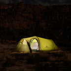 Naturehike Baluosi UL Ultralight Tunnel Hiking Tent, 15D, 2/3 Person, Olive Green - CNK2450WS036