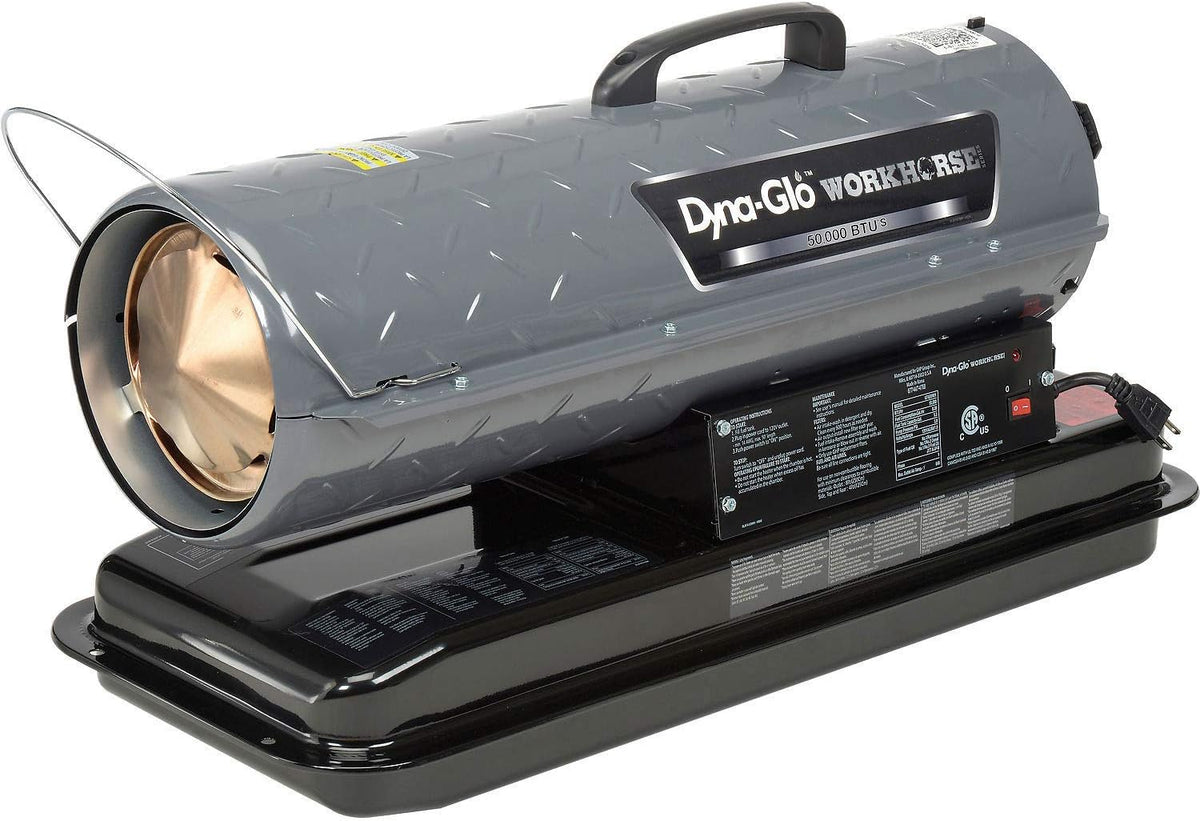Dyna-Glo Workhorse 50K BTU Kerosene Forced Air Heater - KFA50WH