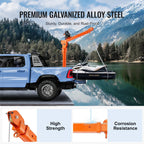 VEVOR Electric Pickup Truck Crane 2200 lbs With 6000 lbs Winch - HXCZDJ-02