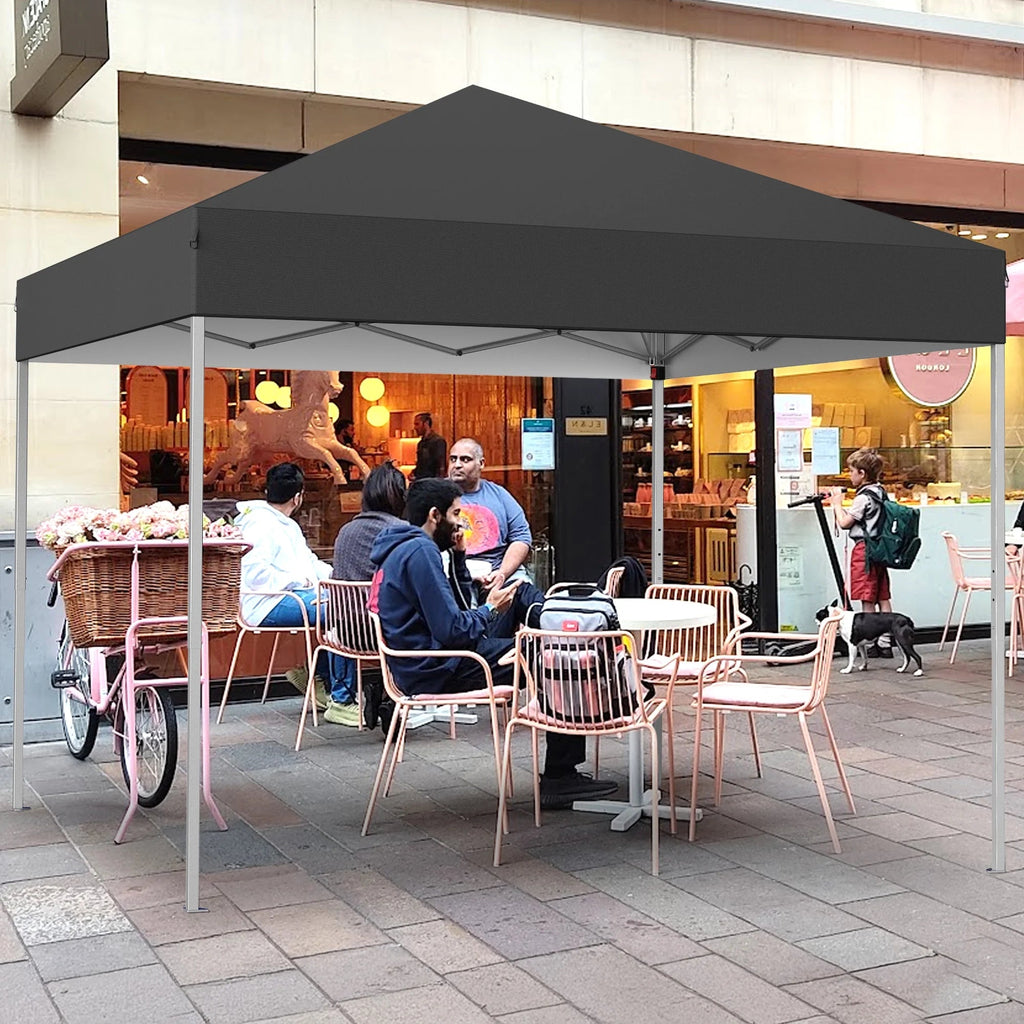 GVDV 10x10 ft Easy Pop Up Outdoor Canopy Tent - Blue