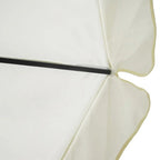 vidaXL Garden Parasol, Azure Blue Polyester With PA Coating, 196.9in x 118.1in