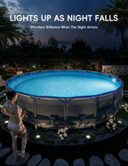 Solar LED Pool Light - 42 LEDs, 10 Color Options