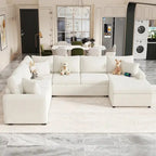Modular Sectional Sofa With Pull-Out Sleeper Function - Convertible Couch Bed For Small Spaces