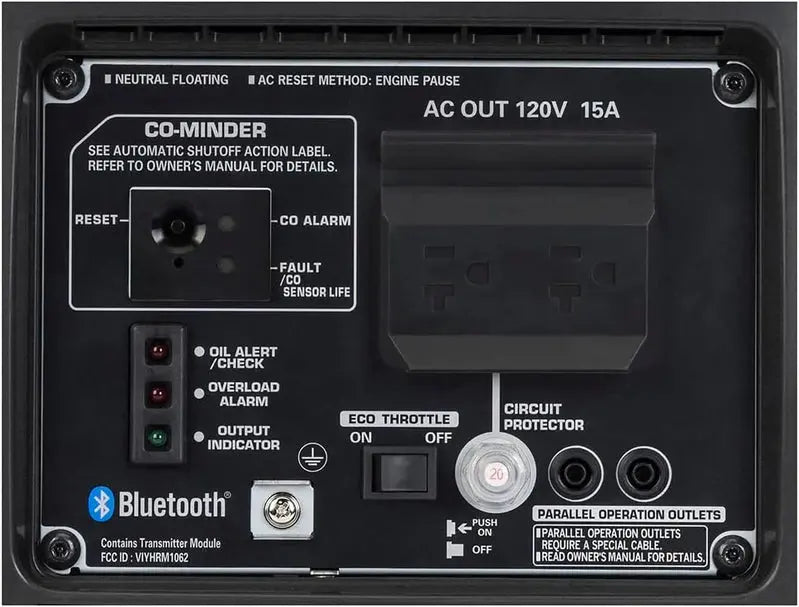 Honda Portable Inverter Generator 2200 Watt, 0.95 Gallons, 120V - EU2200i 664240