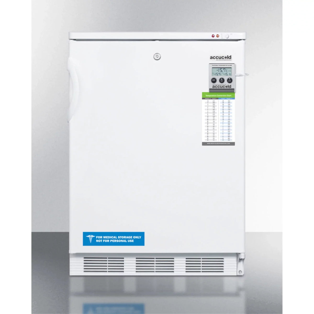 Undercounter Freezer -25 C, Less Than 24 in Wide, White