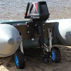Boat Transom Launching Wheel Set, 12 Inch Wheels, 600 lbs