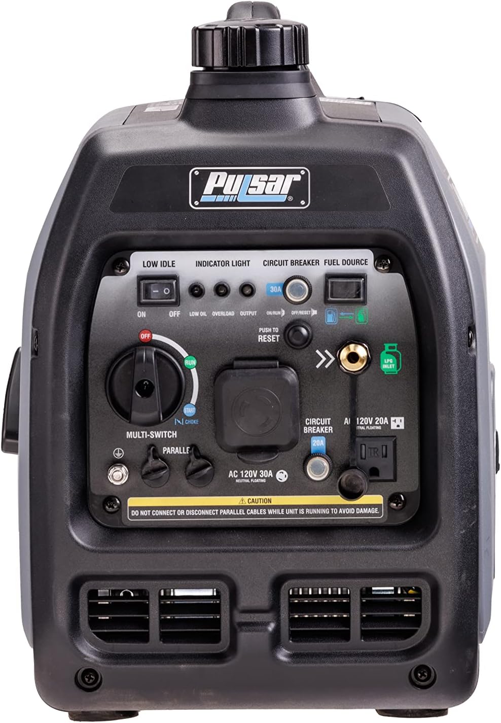 Pulsar Products 4000W Portable Dual Fuel RV-Ready Generator - GD400BN