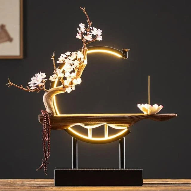 Buddha Backflow Incense Waterfall Burner - Ceramic Decoration