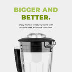 Cleanblend Commercial Countertop Blender 3 Horsepower 1800 Watt 64 Ounce