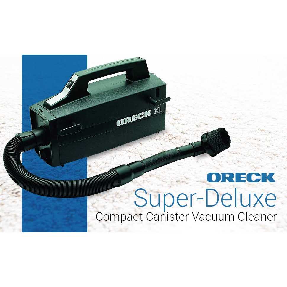 Oreck Super-Deluxe Compact Canister Vacuum Cleaner - BB880