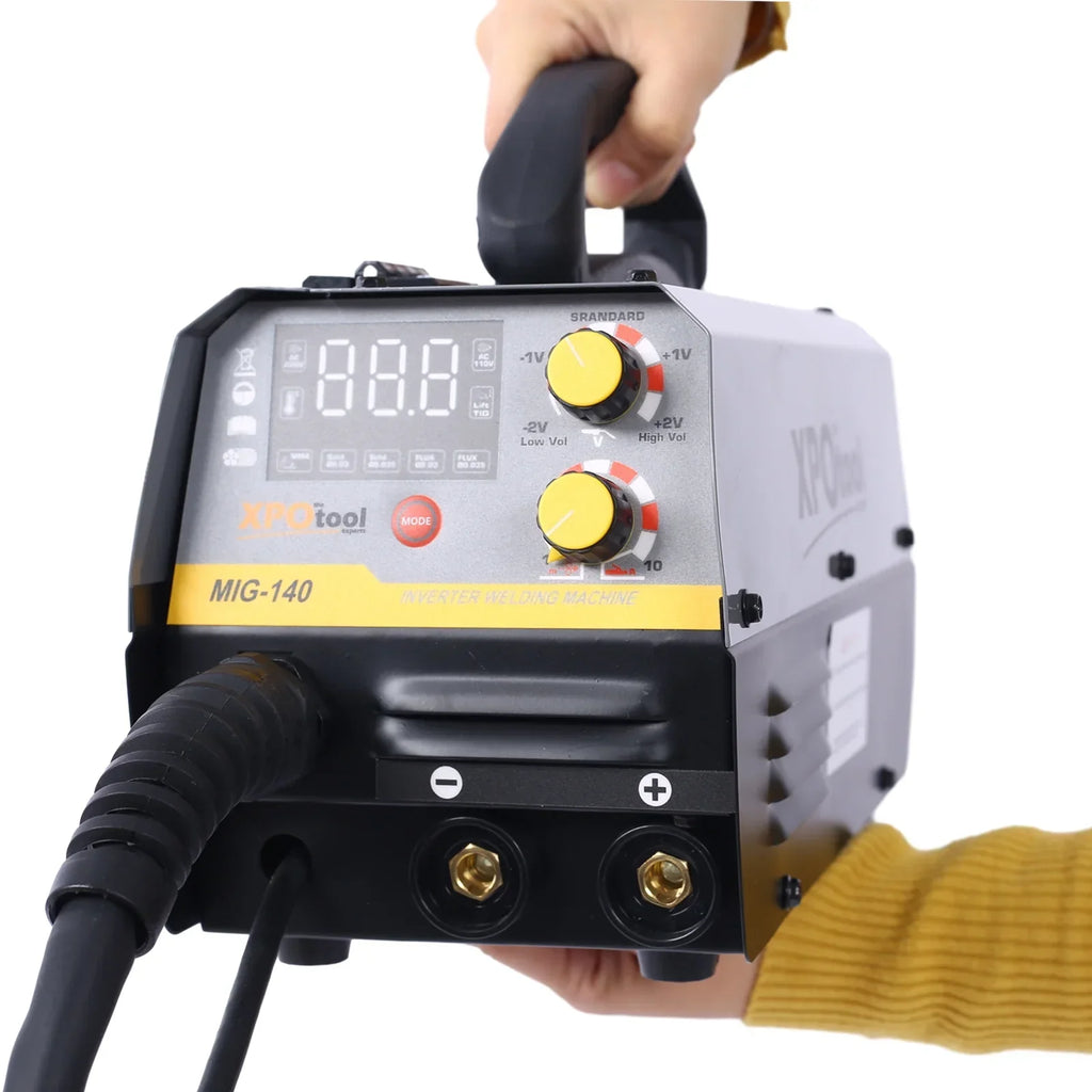 140A 110V 4 In 1 Multiprocess MIG Welder - Gas/Gasless MIG, Lift TIG, Stick ARC