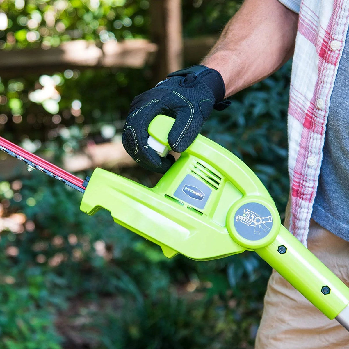 Greenworks 40V 20in Pole Saw With Hedge Trimmer Attachment, 2.0 Ah Battery And Charger