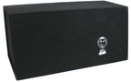 MTX 12in Dual Loaded Car Subwoofer Package With Sub Box, Amplifier And QPower Wiring Kit - TNP212D2