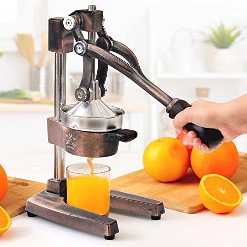 Zulay Kitchen Manual Citrus Juicer With 5-Inch Bowl