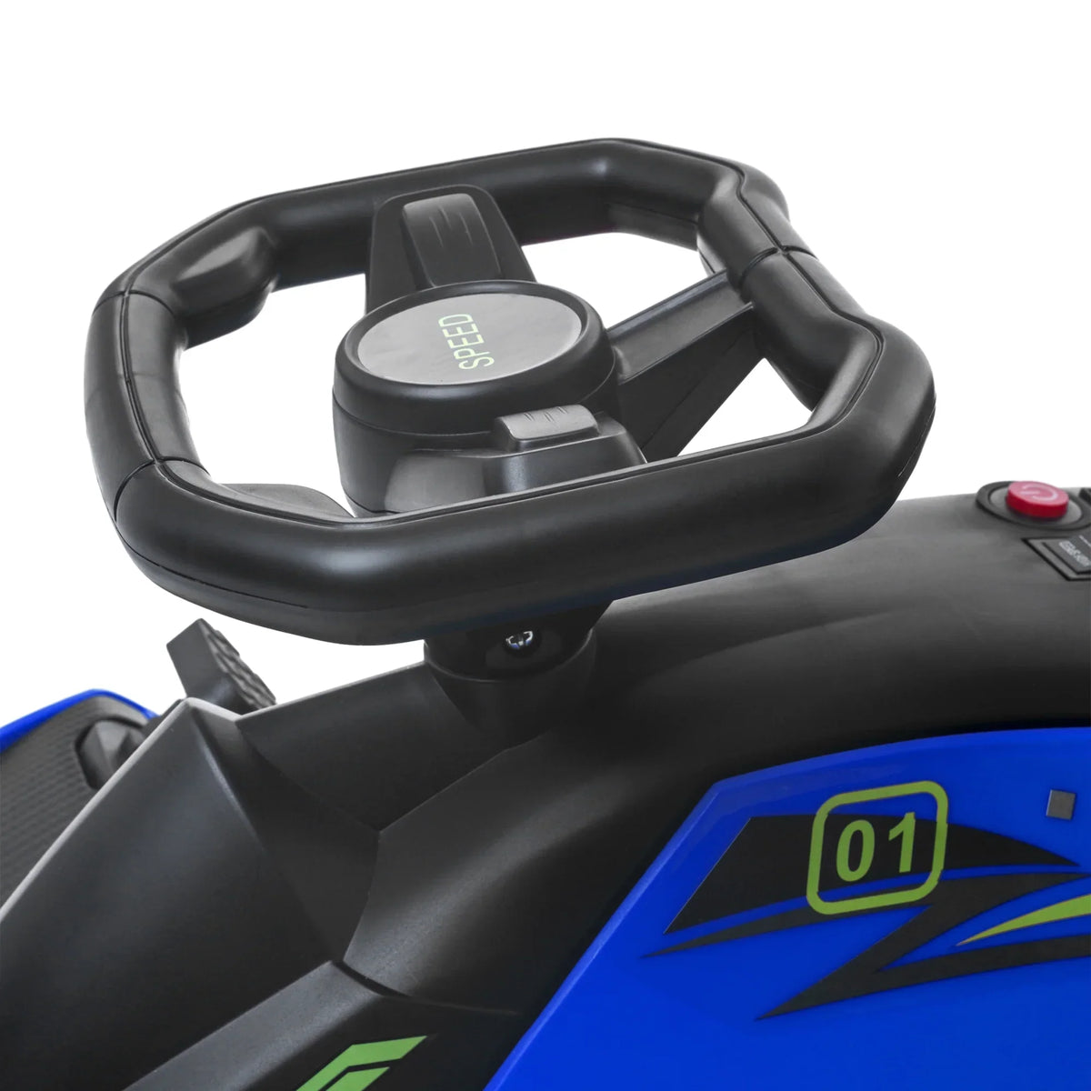 Aosom 12V Electric Drifting Go Kart With Slow Start, Music And Lights