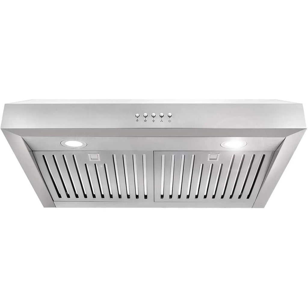 Cosmo Under-Cabinet Range Hood, 30-Inch, Silver - UC30