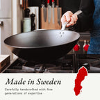 Made In Cookware 13in Seasoned Carbon Steel Wok - Sweden