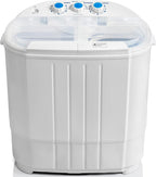 Deco Home Portable Twin Tub Washing Machine With Gravity Drainage System