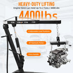 JoanKaren Hydraulic Engine Hoist 4400 lbs, Folding, Yellow - PAU_0LMM