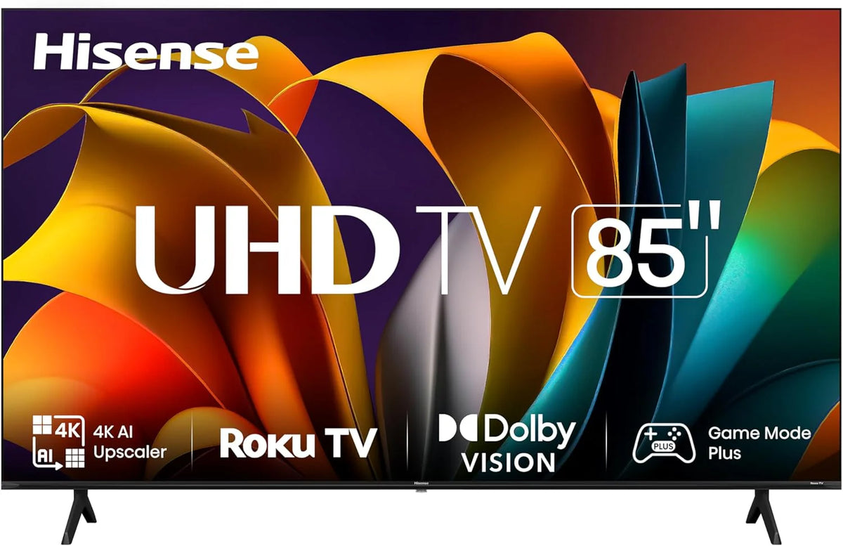 Hisense 85 inch 4K UHD HDR Roku Smart LED TV