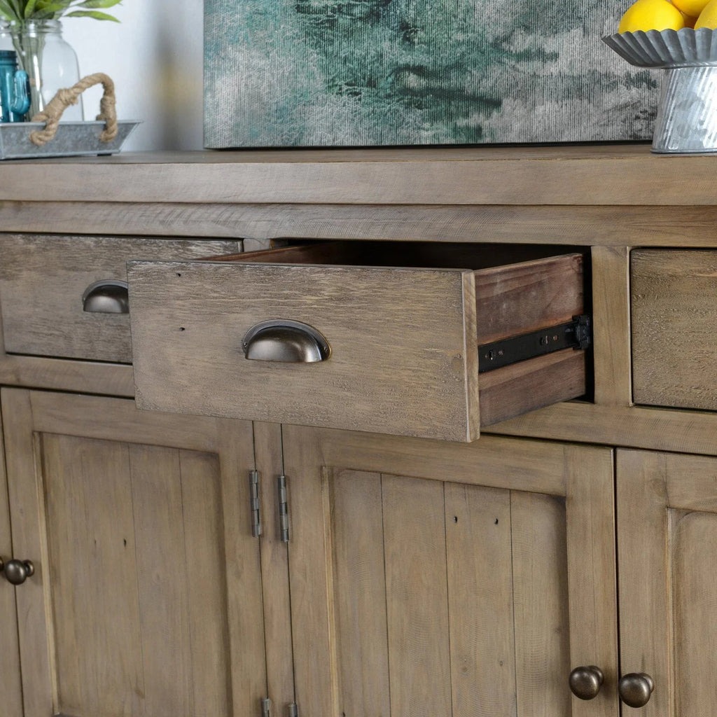 Kosas Home Reclaimed Pine Sideboard, Weathered Brown - Quincy