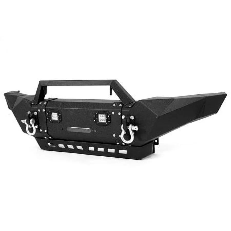Kojem Front Bumper With Winch Plate, LED Lights And D-Rings For 2005-2015 Toyota Tacoma - LYAM-516-1A+LYAM-516-1B