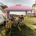 Costway Pop-Up Gazebo Outdoor Canopy Tent, 13 x 13 ft, Gray