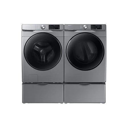 Front-Load Washer And Electric Dryer Set, 4.5 Cu. Ft. Washer/7.5 Cu. Ft. Dryer, Platinum