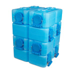 WaterBrick Stackable 3.5 Gallon Blue Water And Food Storage Container - 8 Pack