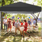 GVDV 10x10 ft Easy Pop Up Outdoor Canopy Tent - Blue