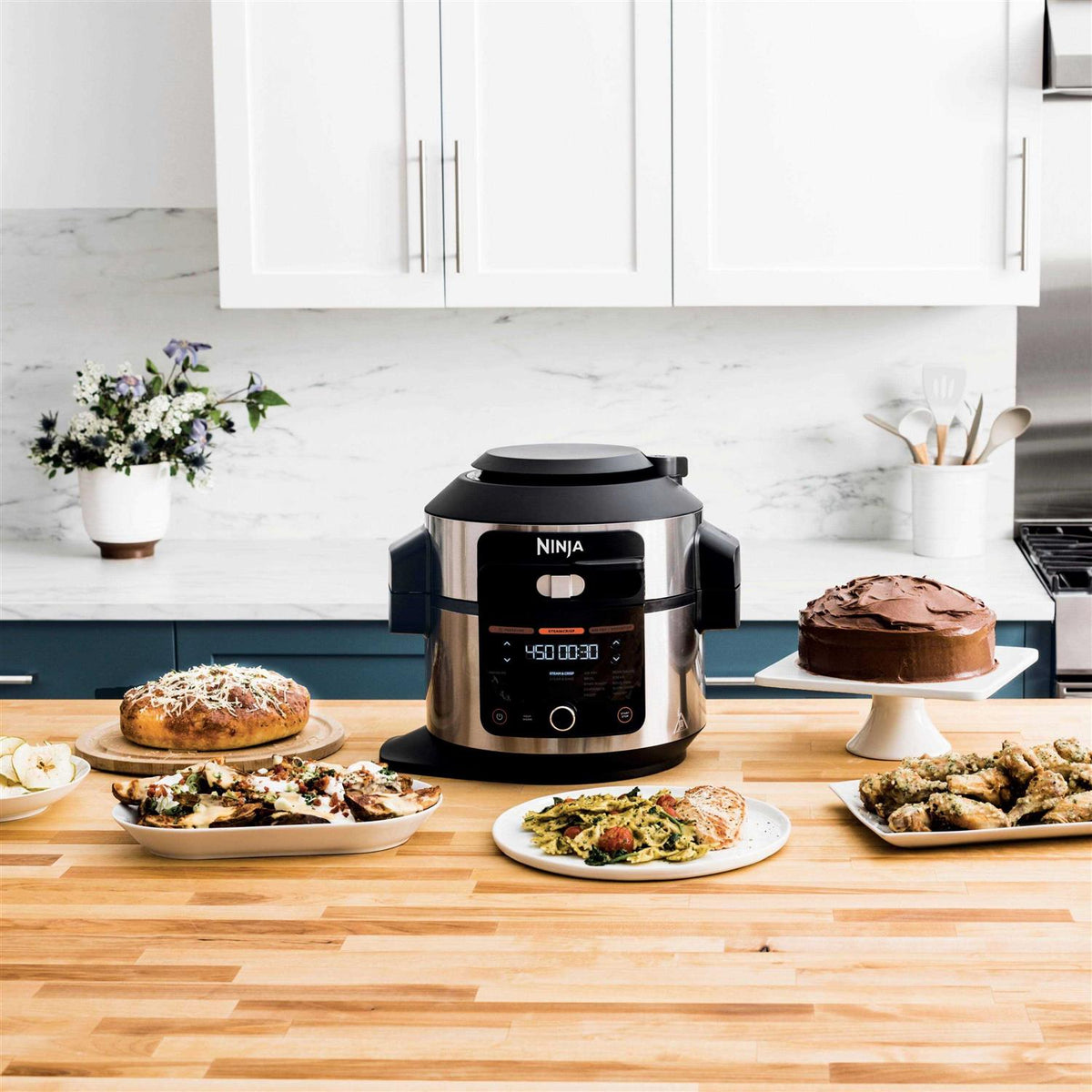Ninja Foodi 6.5 Quart 14-in-1 Pressure Cooker Steam Fryer With SmartLid - OL501