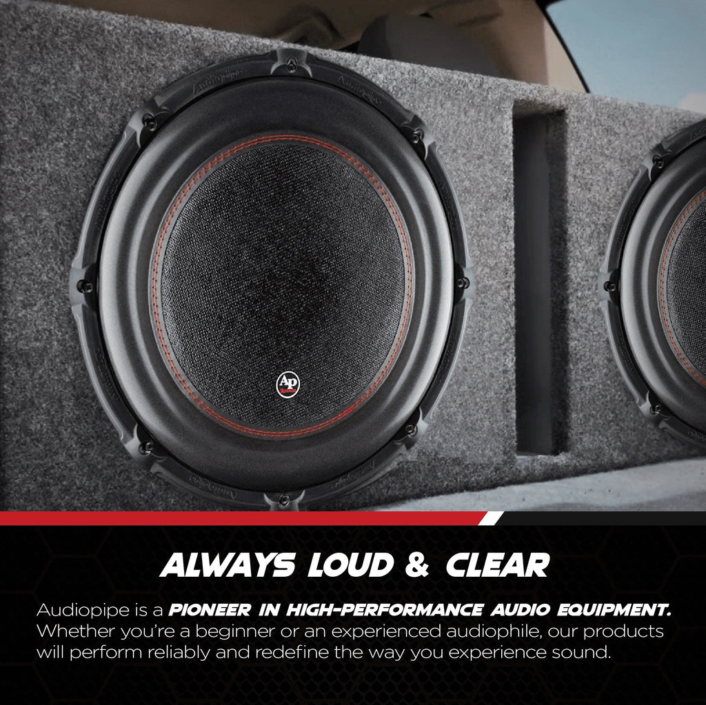 AudioPipe 15-Inch Dual 2 Ohm Car Audio Subwoofer - TXX-BDC4-15D2